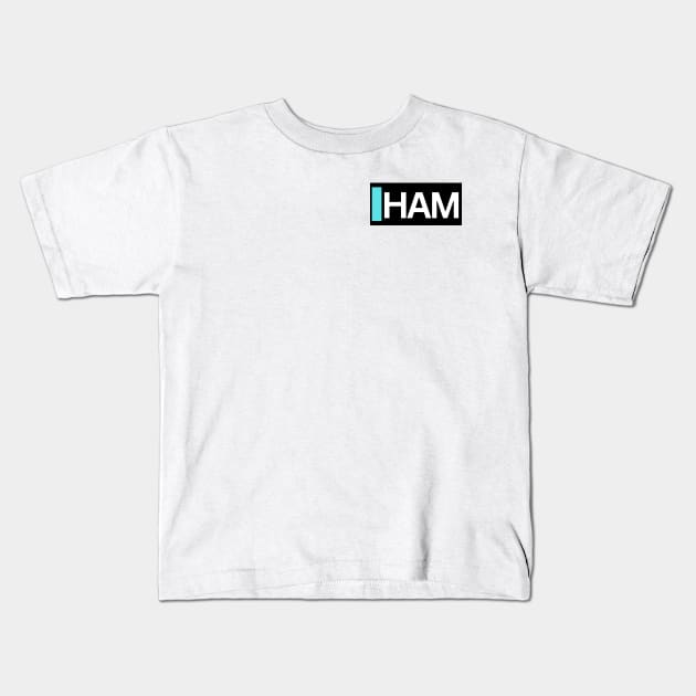 Lewis Hamilton TV Graphic Kids T-Shirt by Formula Ghostly